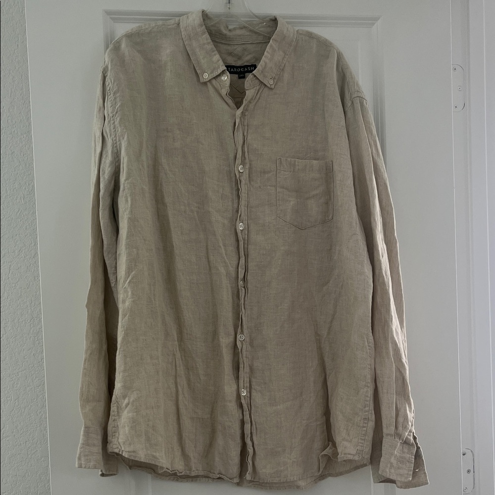 TAROCASH Linen Shirt